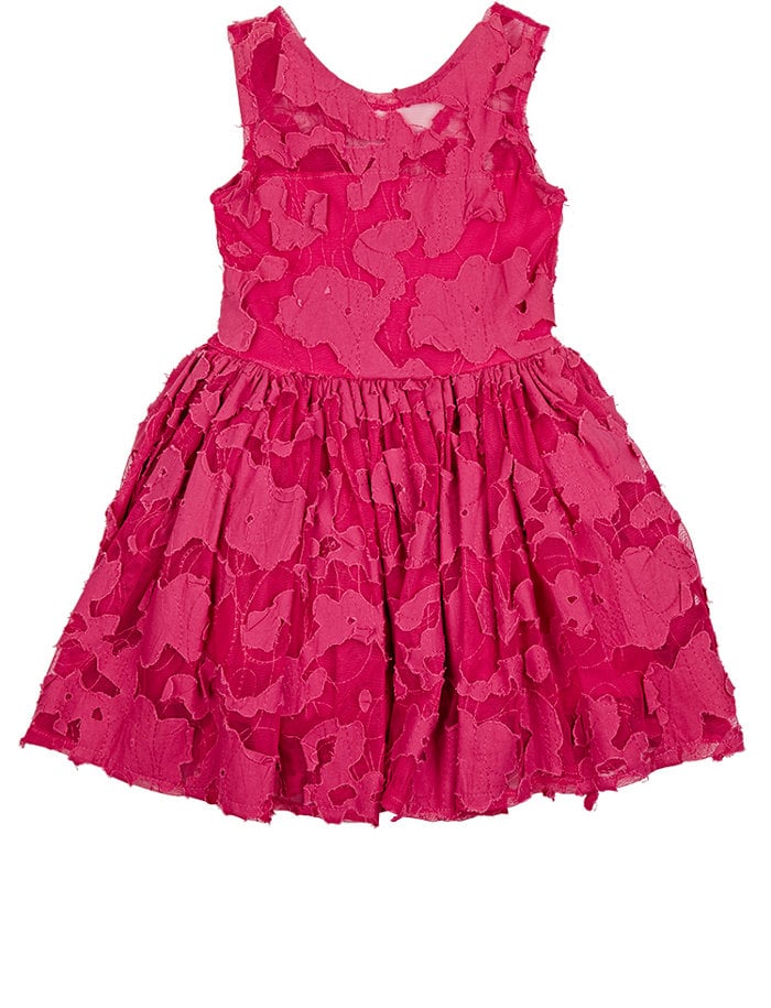 Lace-Overlay Dress