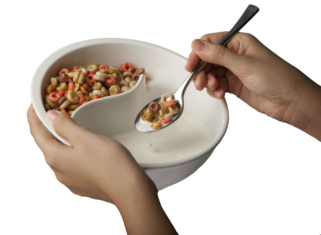 Milk and Cereal Separating Bowl Useful Products POPSUGAR Smart