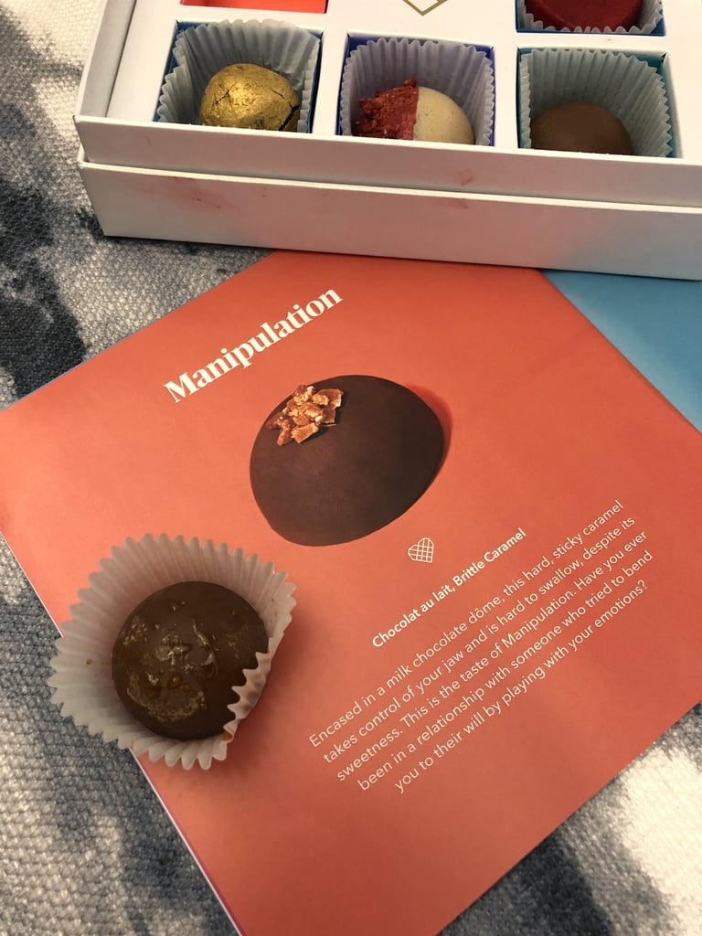 The Manipulation Chocolate Is Hiding Brittle Caramel Inside