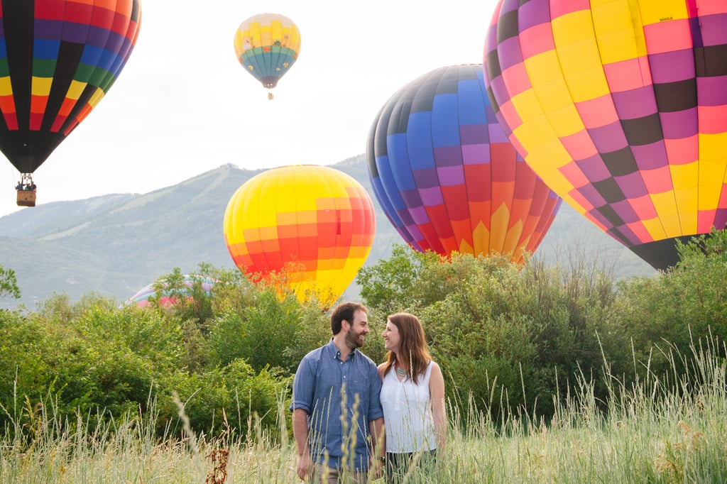 Hot Air Balloon Engagement Pictures