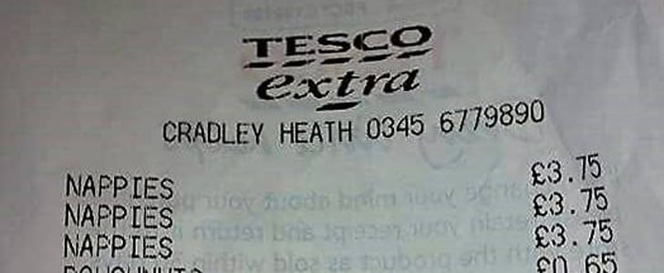 Grocery Receipt All Moms Can Relate To