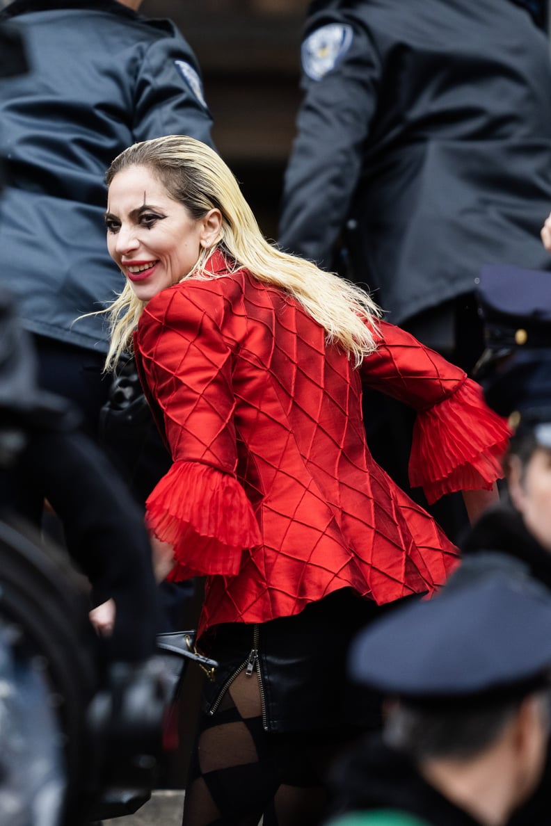 Lady Gaga's Slicked-Back Hairstyle in "Joker: Folie à Deux"