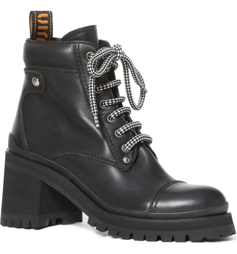 Miu Miu Lugged Combat Boot