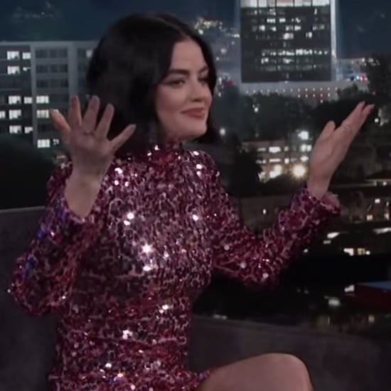 Lucy Hale Watches American Idol Juniors Clip on Jimmy Kimmel