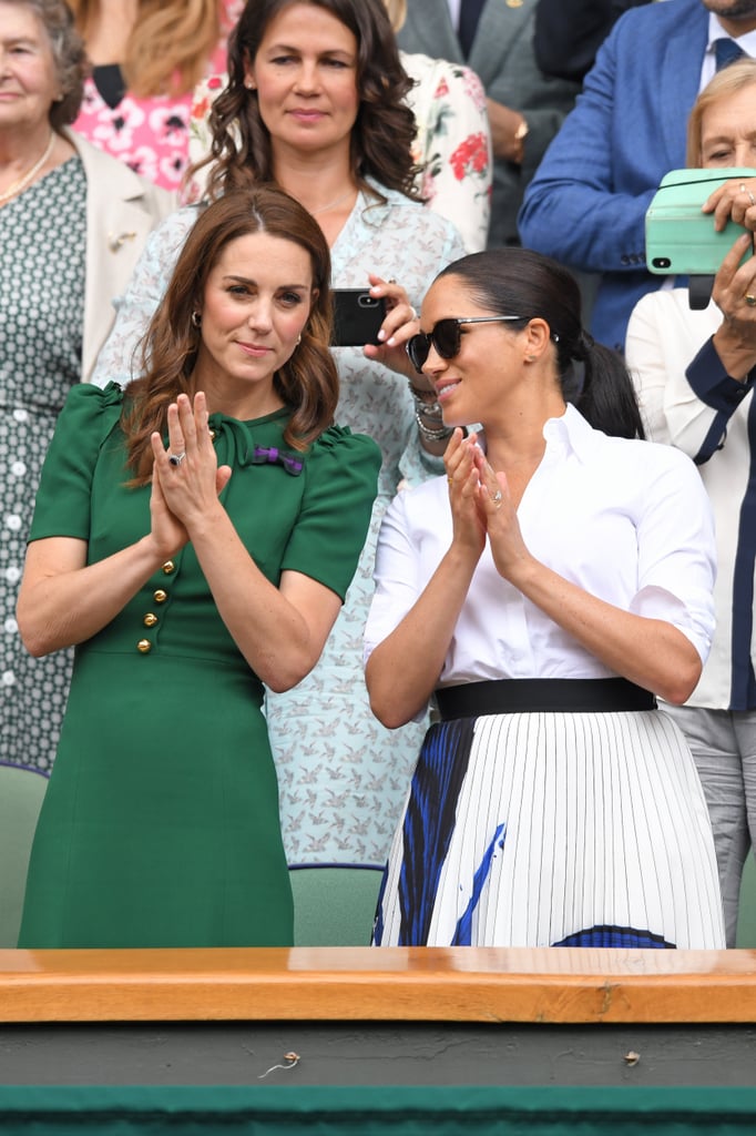 Meghan Markle and Kate Middleton at Wimbledon 2019 Pictures