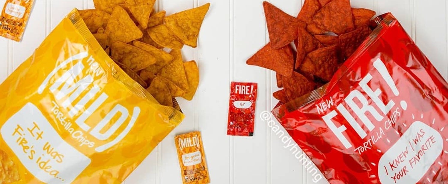 Taco Bell Hot Sauce Tortilla Chips POPSUGAR Food