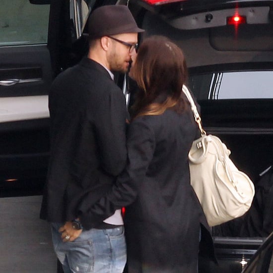 Jessica Biel and Justin Timberlake at the Airport