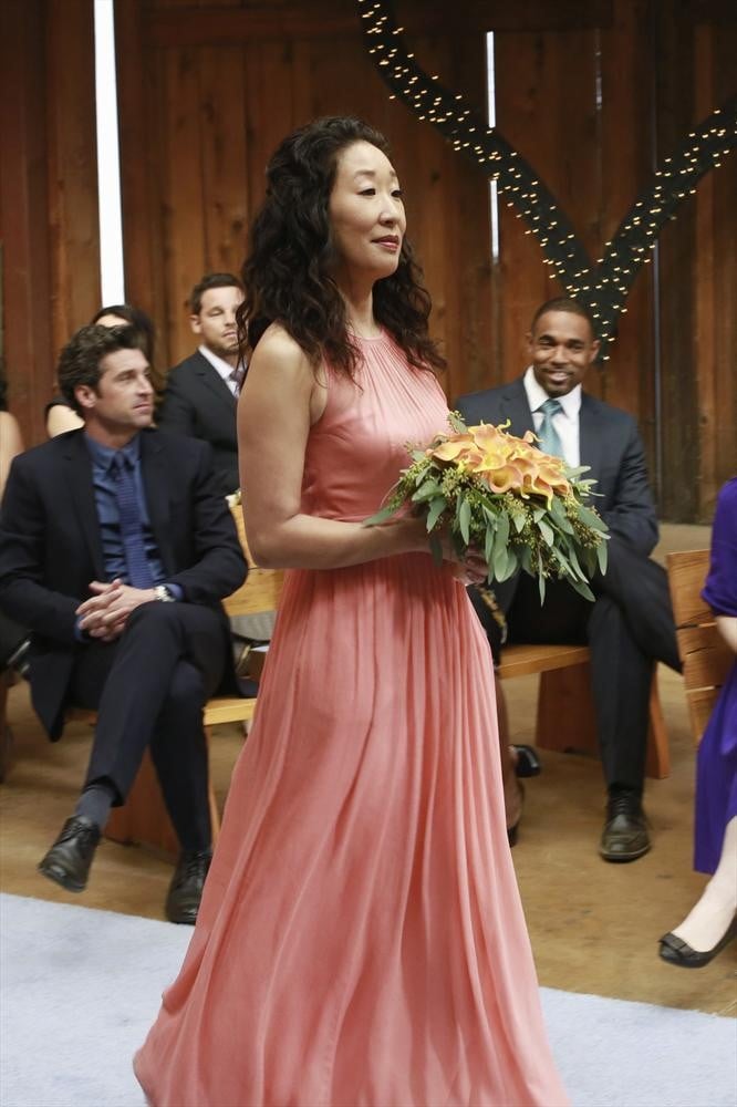 Even the bridesmaids look Grey's Anatomy Wedding Photos