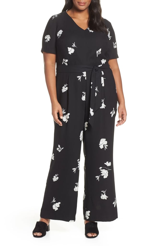 Vince Camuto Tossed Flowers Jumpsuit