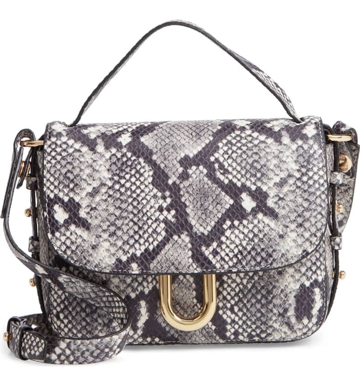 J.Crew Harper Snake Embossed Leather Crossbody Bag Best J.Crew