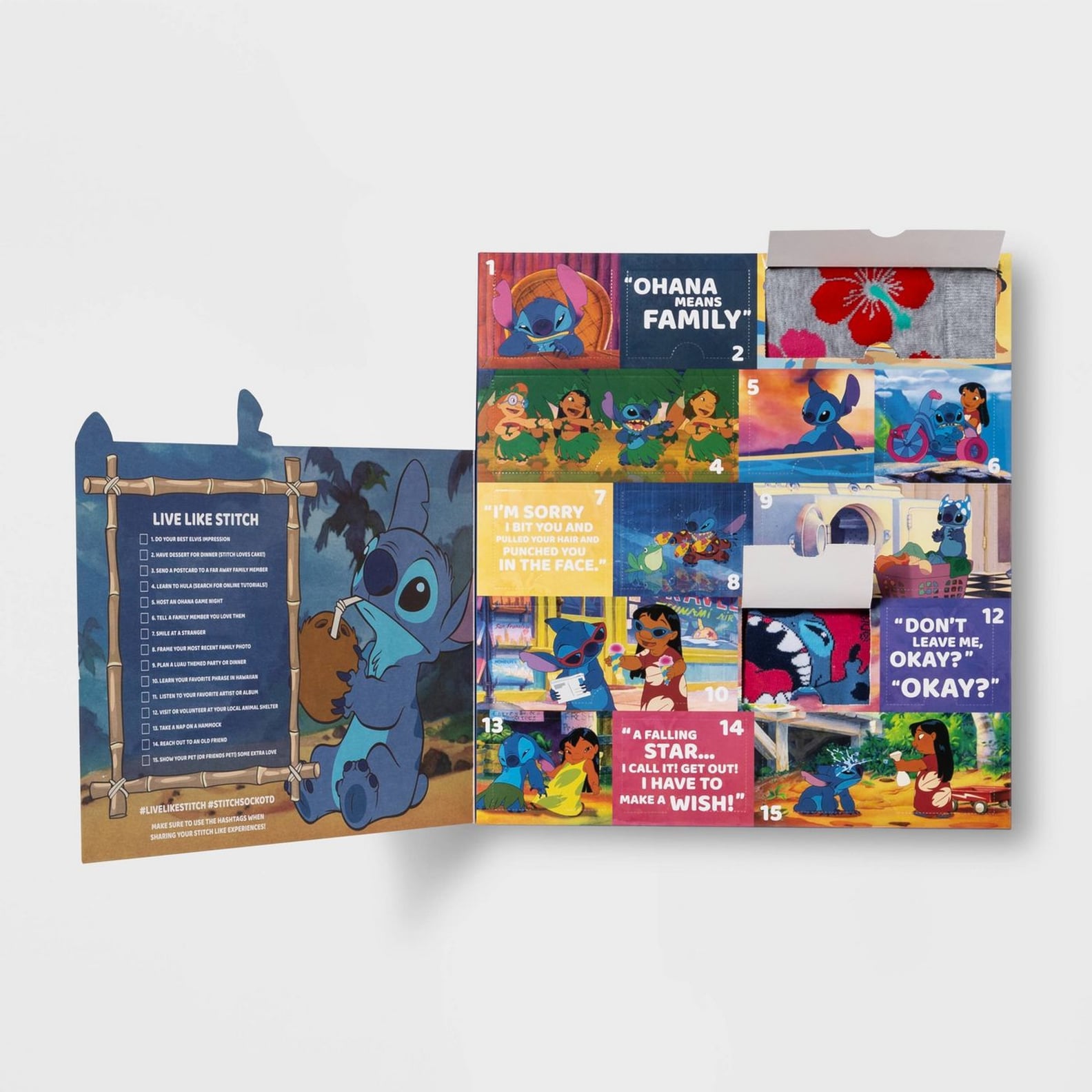 Target's Lilo and Stitch Sock Advent Calendar Is 15 PS Smart Living