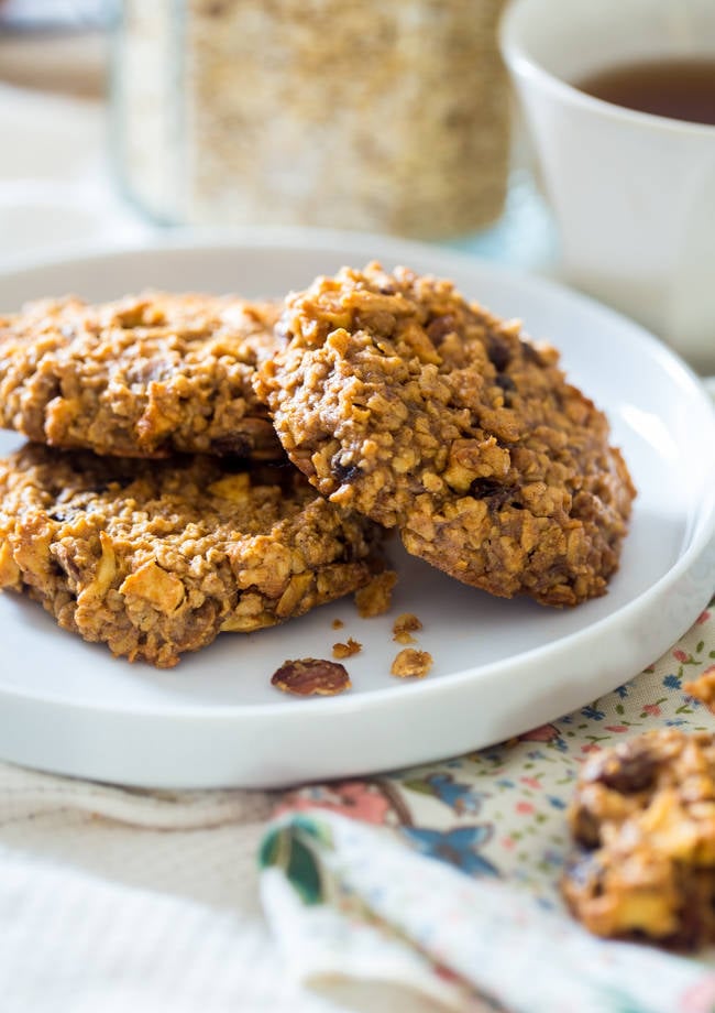 Apple and Raisin Breakfast Cookies