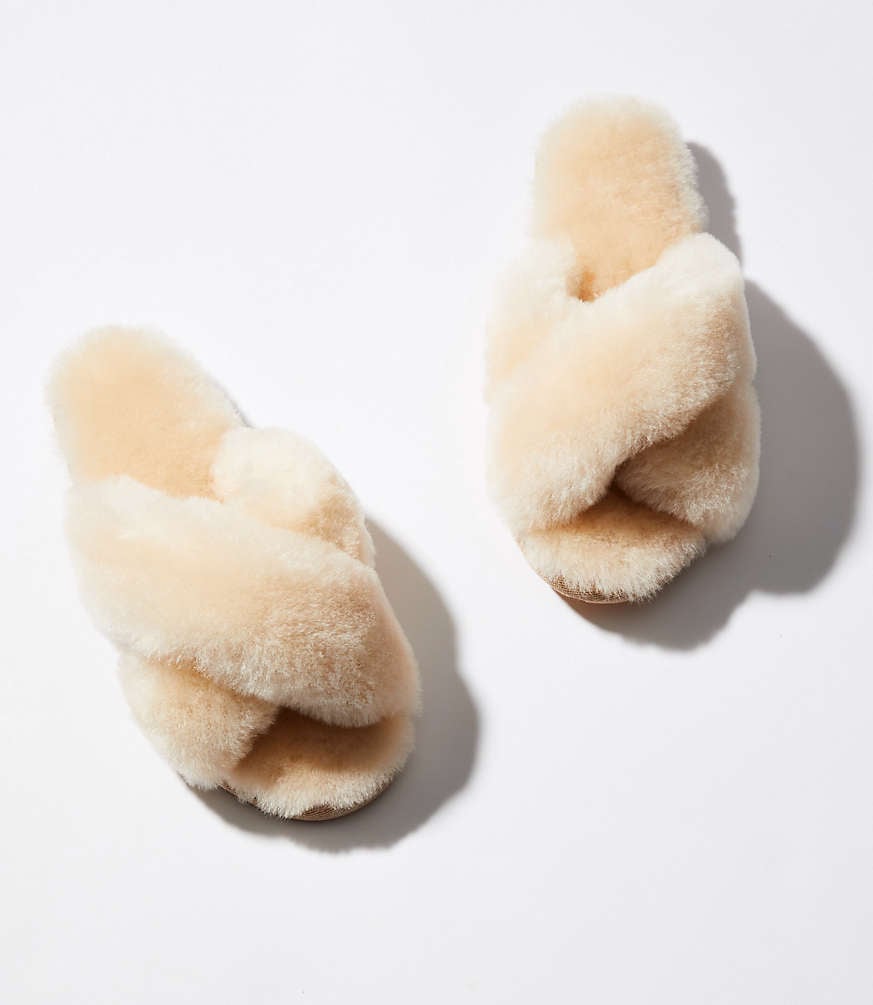 Lou and online grey emu slippers