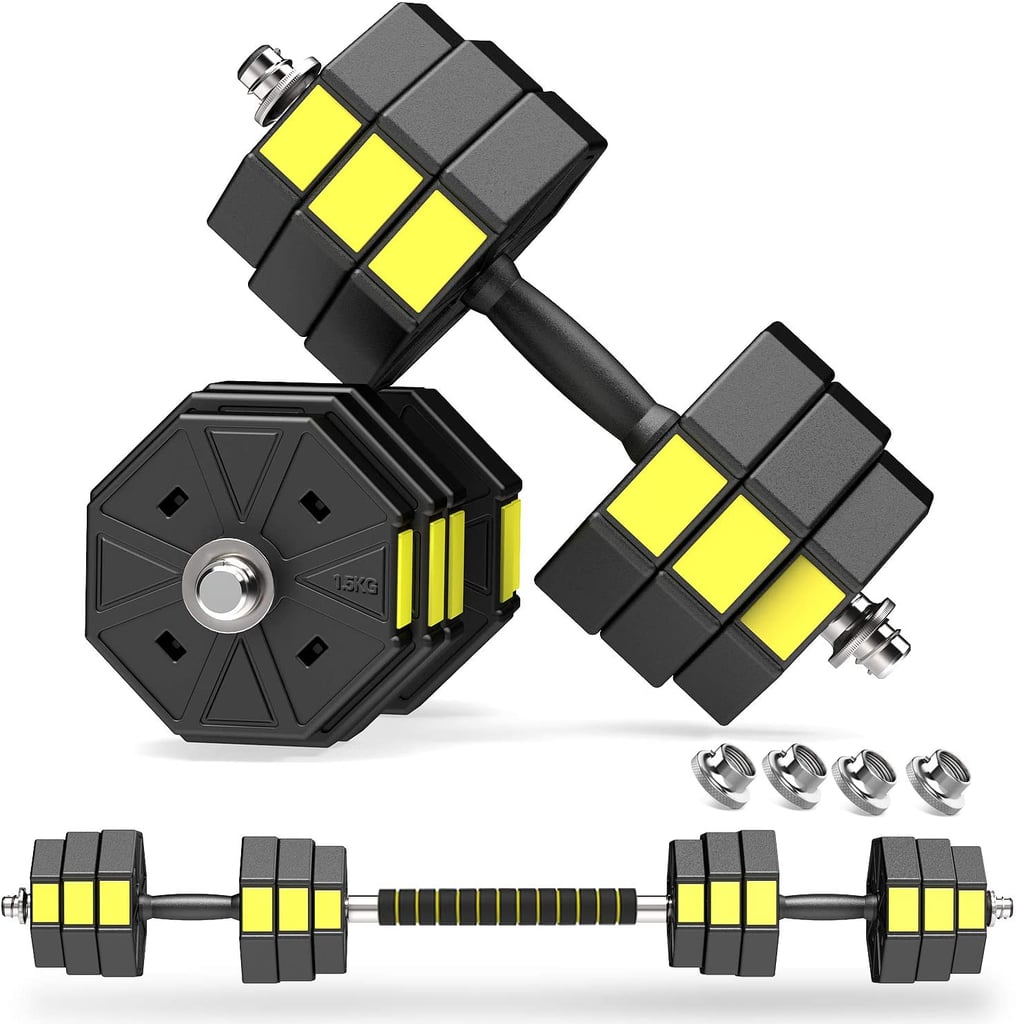 Adjustable Dumbbells: Panmax Adjustable Dumbbells Barbell Set of 2