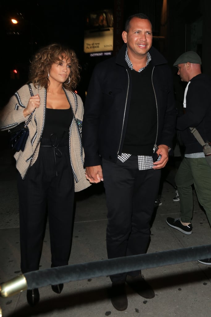 Jennifer Lopez and Alex Rodriguez NYC Date Night April 2017