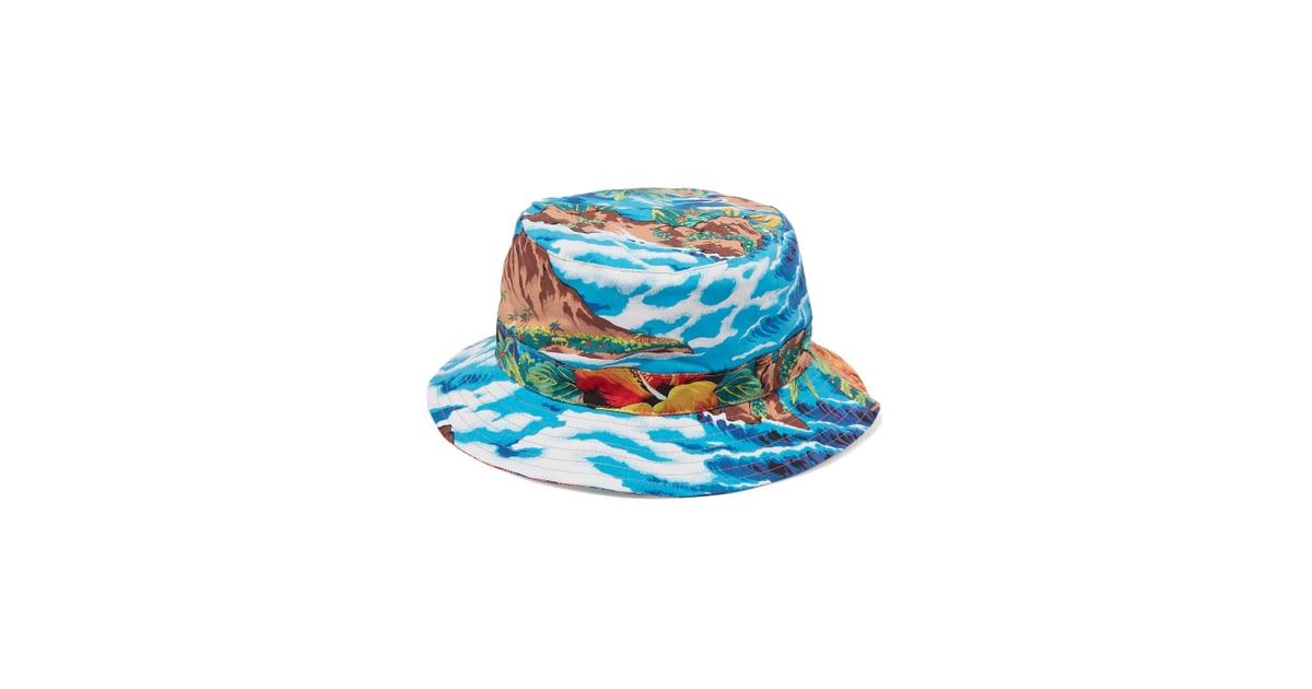 R13 Printed Cotton-Twill Bucket Hat | Kaia Gerber Jeans and Tube Top ...