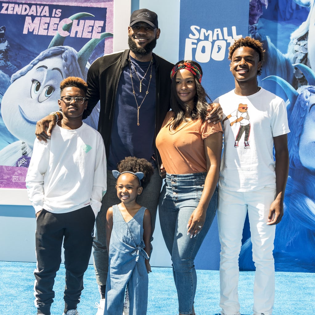 lebron james and his kids 2022