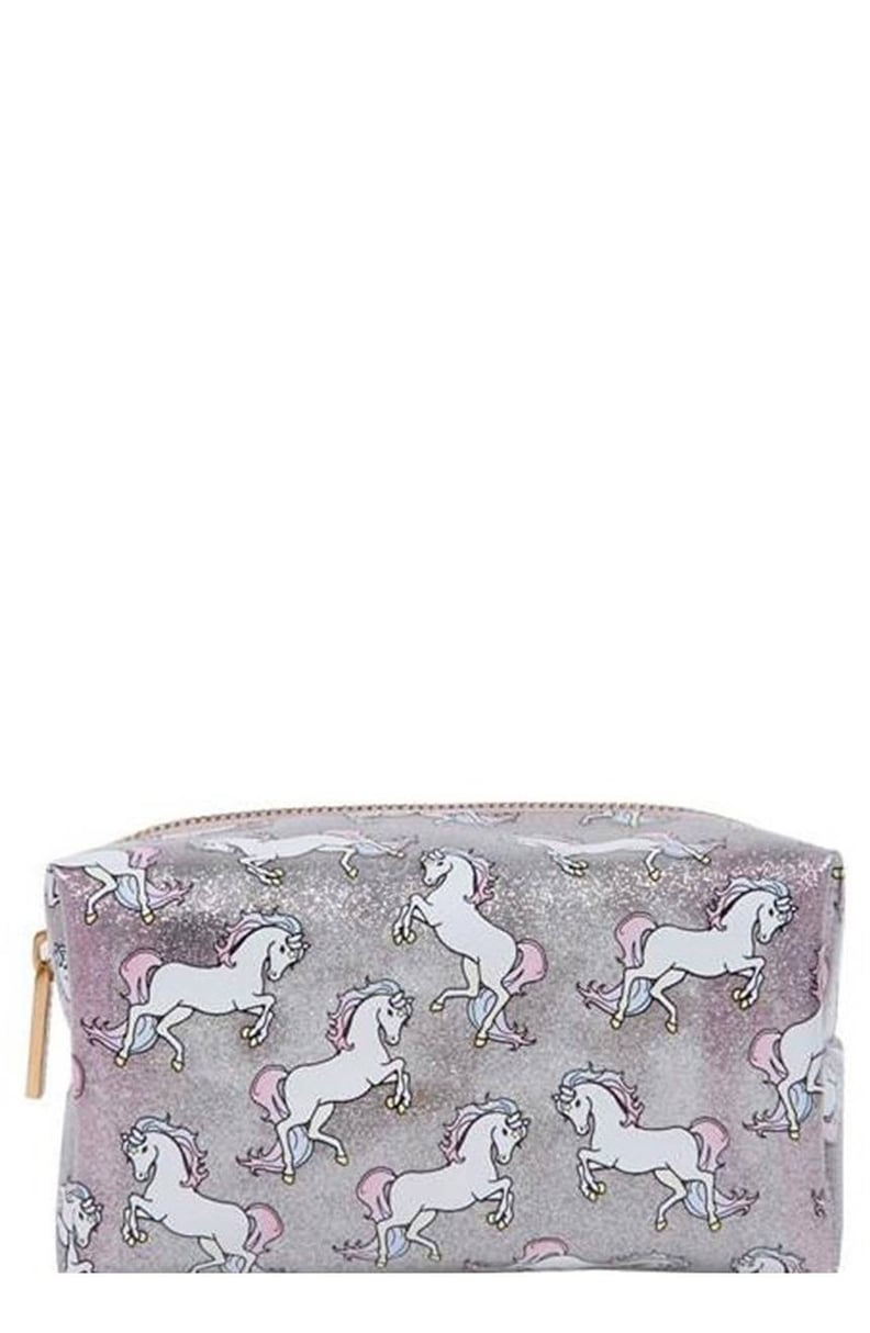 Skinny Dip Glitter Unicorn Makeup Bag