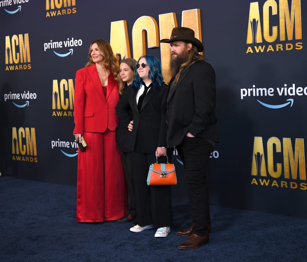 Morgane, Waylon, Ada, and Chris Stapleton at the 2022 ACM Awards