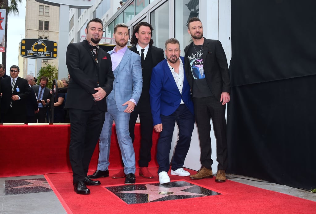 NSYNC Reunion at Hollywood Walk of Fame Ceremony April 2018