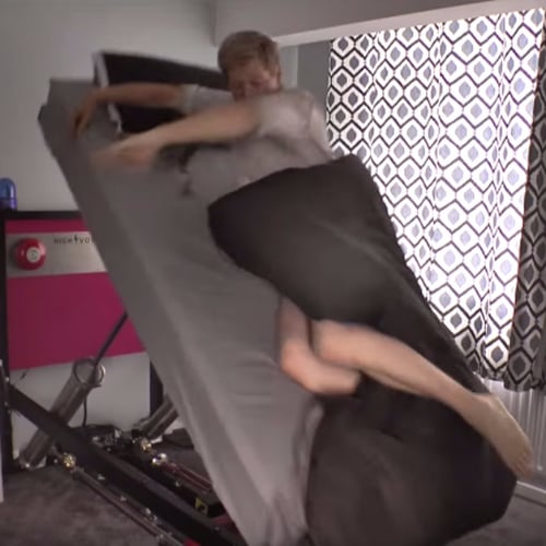 Guy Invents High Voltage Ejector Bed