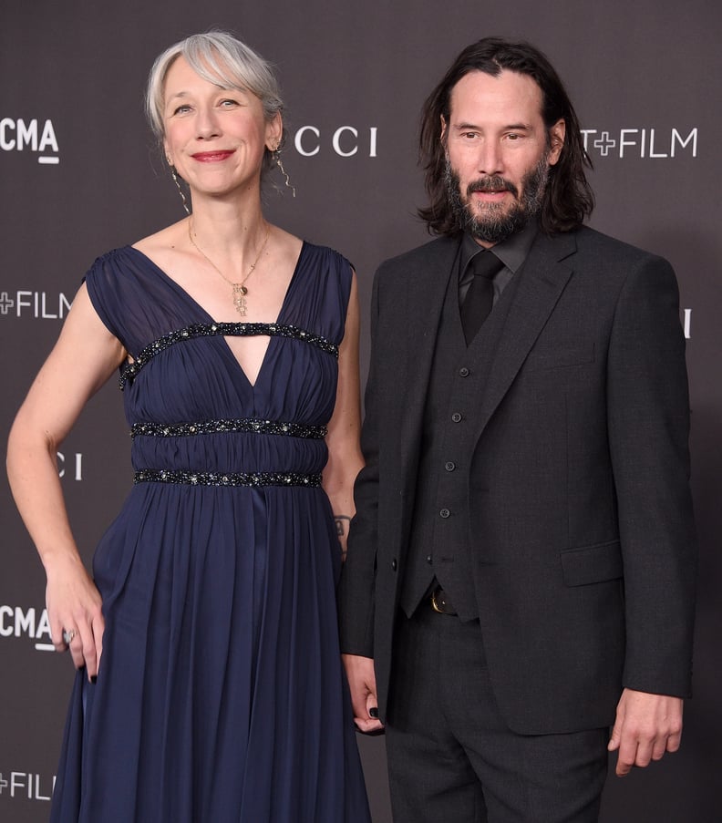 Alexandra Grant and Keanu Reeves at the 2019 LACMA Art+Film Gala