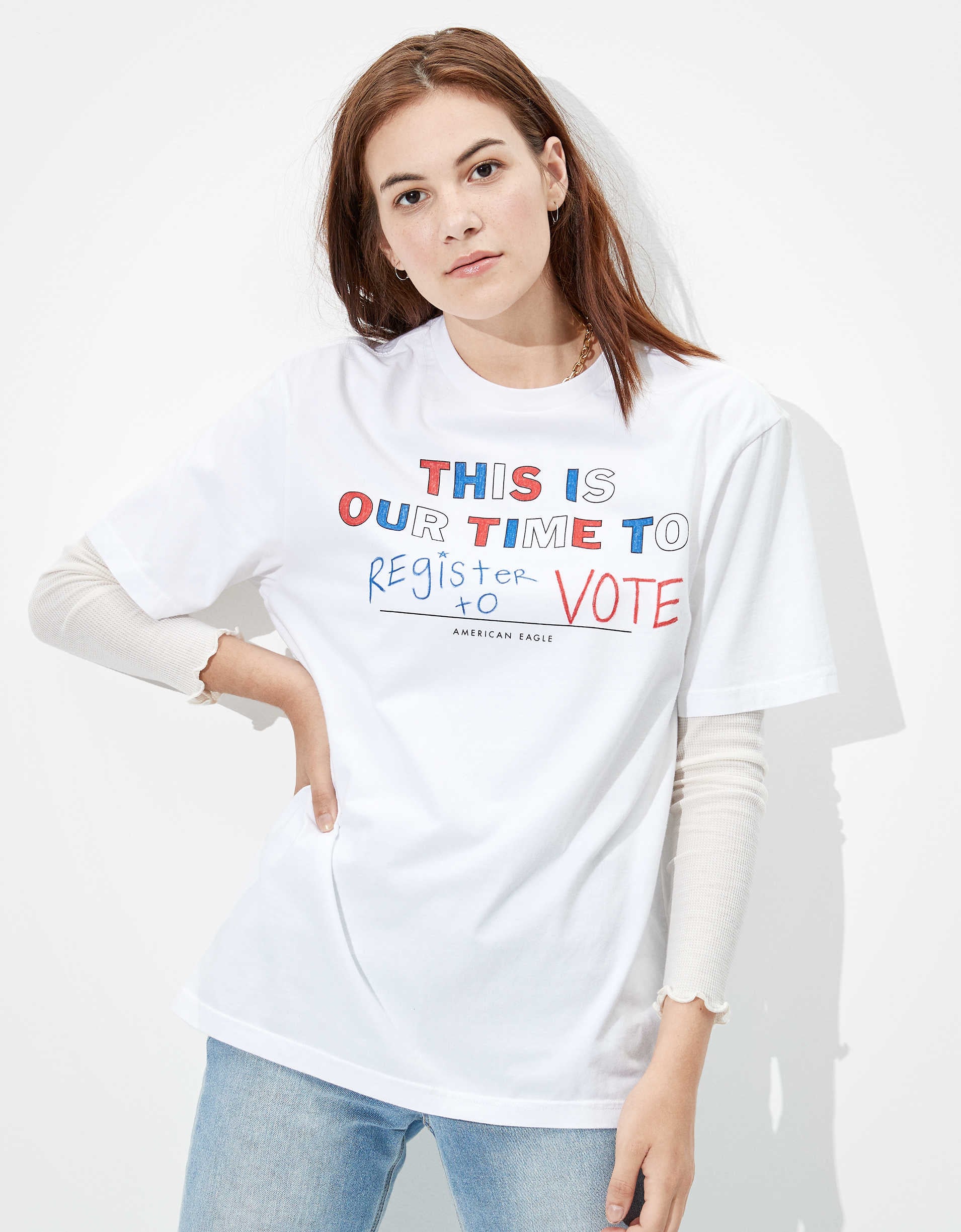 Ae This Is Our Time Customizable T Shirt Show Off That You Re A Voter With These 58 Cute Pieces Popsugar Fashion Photo 41