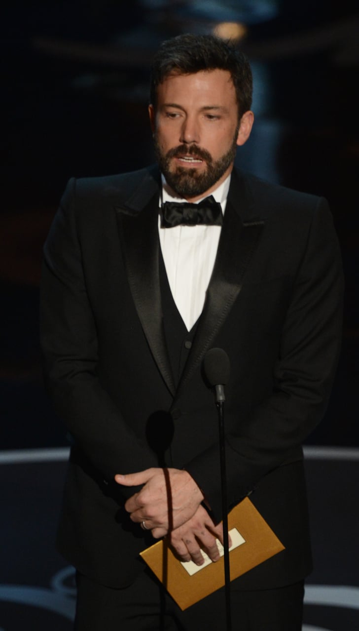 Ben Affleck on stage at the Oscars 2013. | Ben Affleck and ...