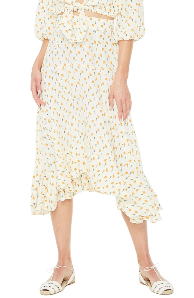 Faithfull the Brand Kamares Floral Midi Skirt