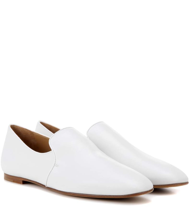Ashley's Exact The Row Alys Leather Loafers