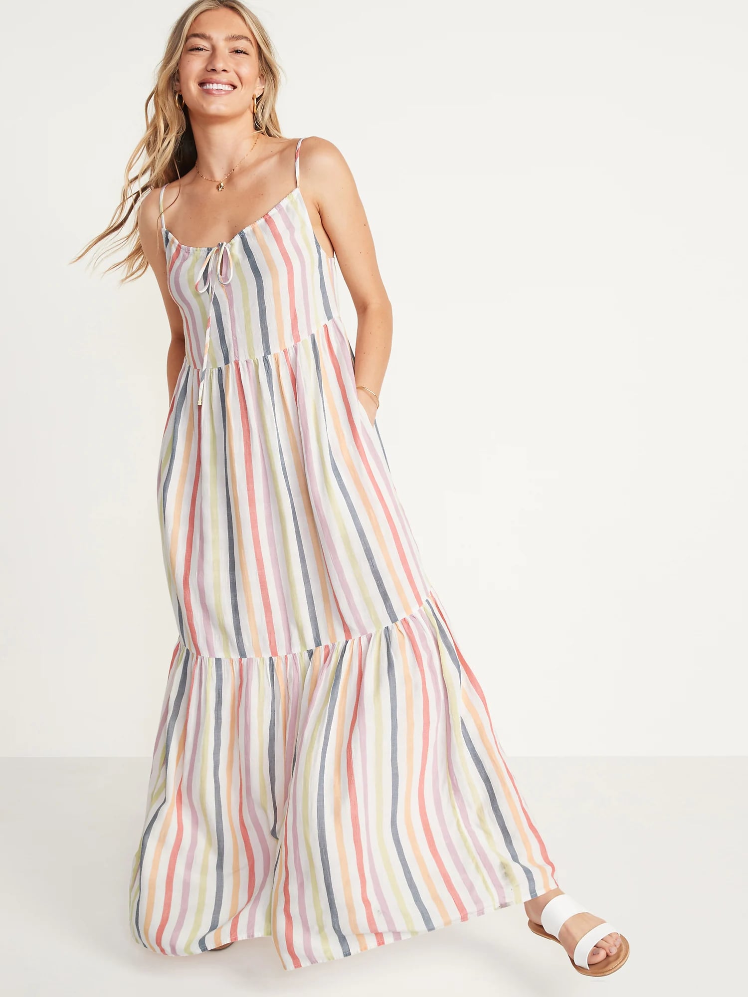 Old navy tiered best sale maxi dress