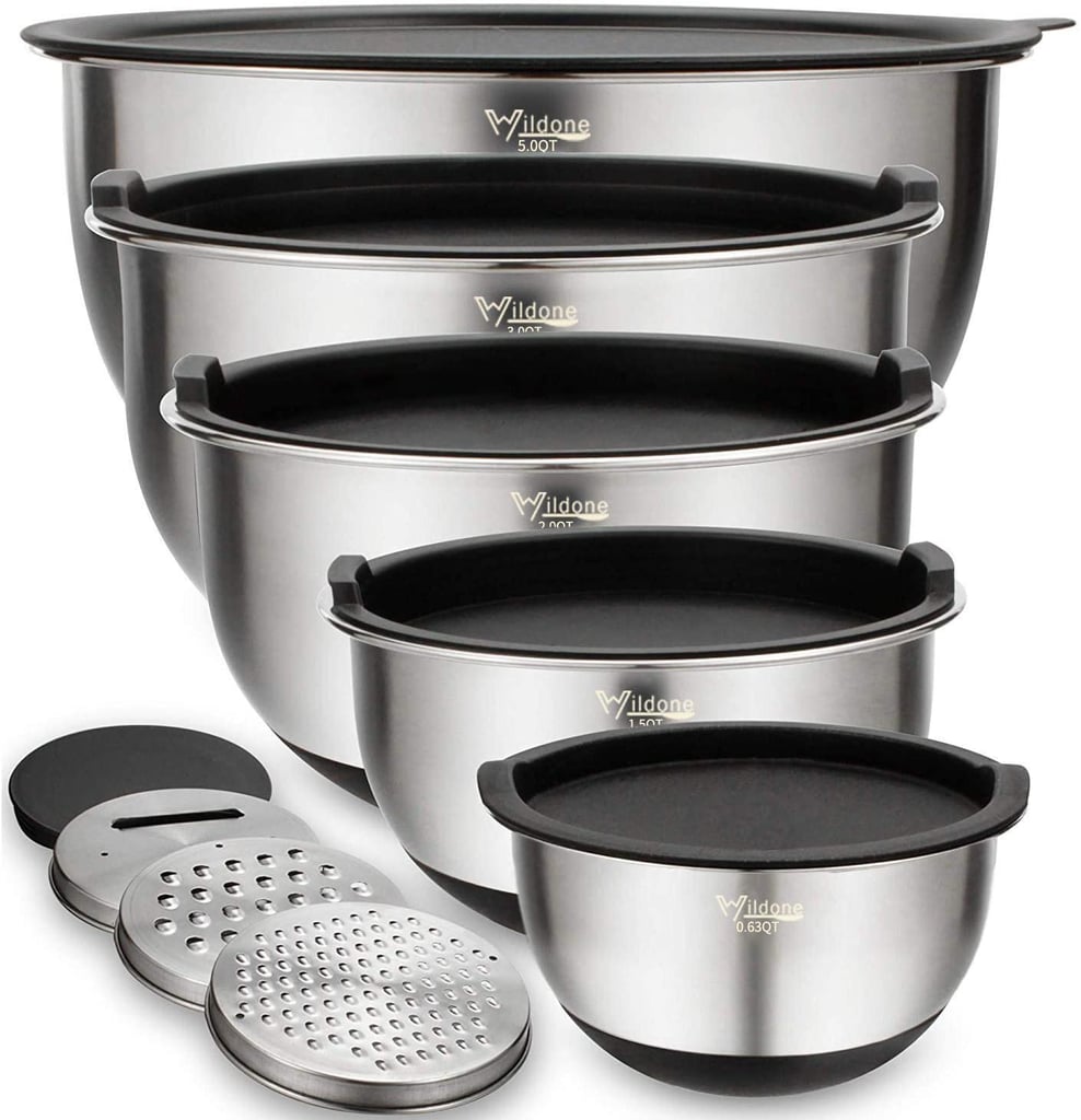 A Useful Kitchen Tool: Wildone Stainless Steel Nesting Bowls with Airtight Lids