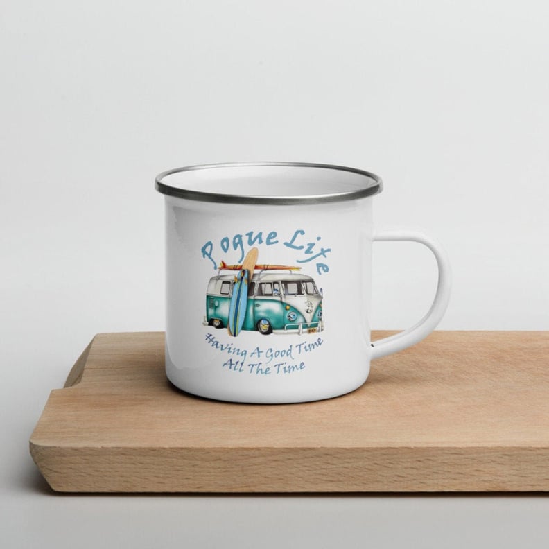 A Cute Mug: Pogue Life Outer Banks Enamel Mug