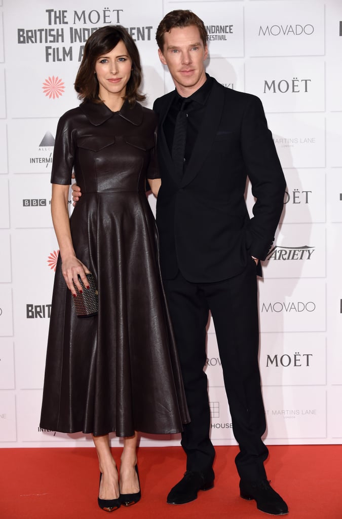 The actor walked the red carpet with Sophie Hunter.