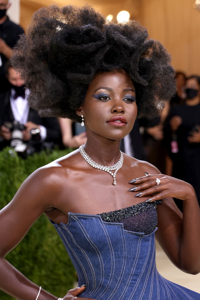 Lupita Nyong’o's Art-Inspired Hairstyle at the Met Gala 2021