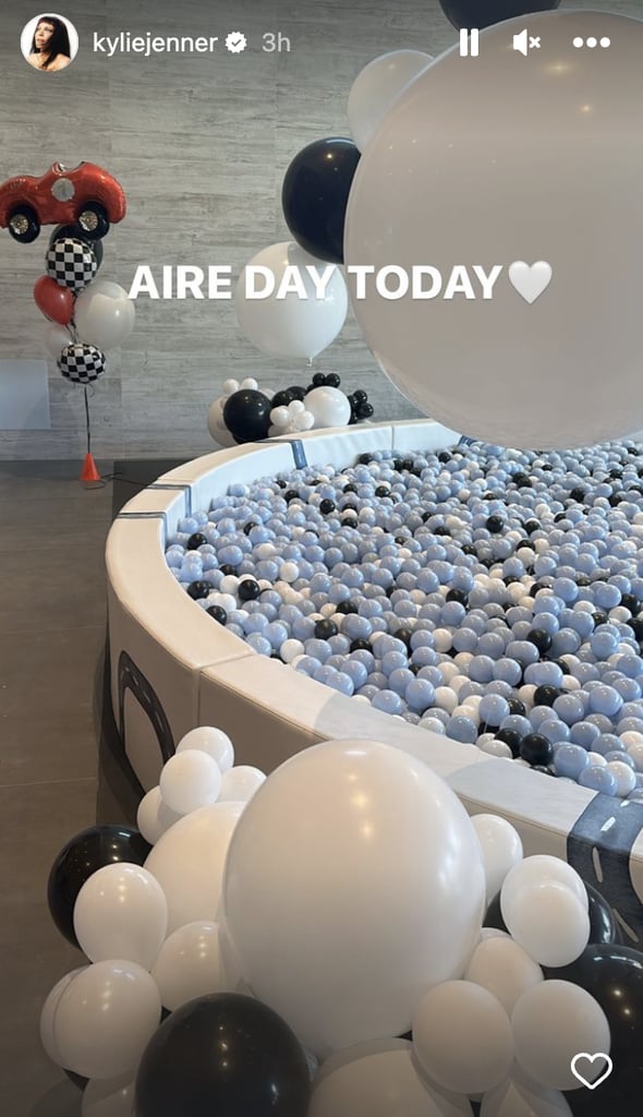 Kylie Jenner's Race Car Party For Aire's First Birthday