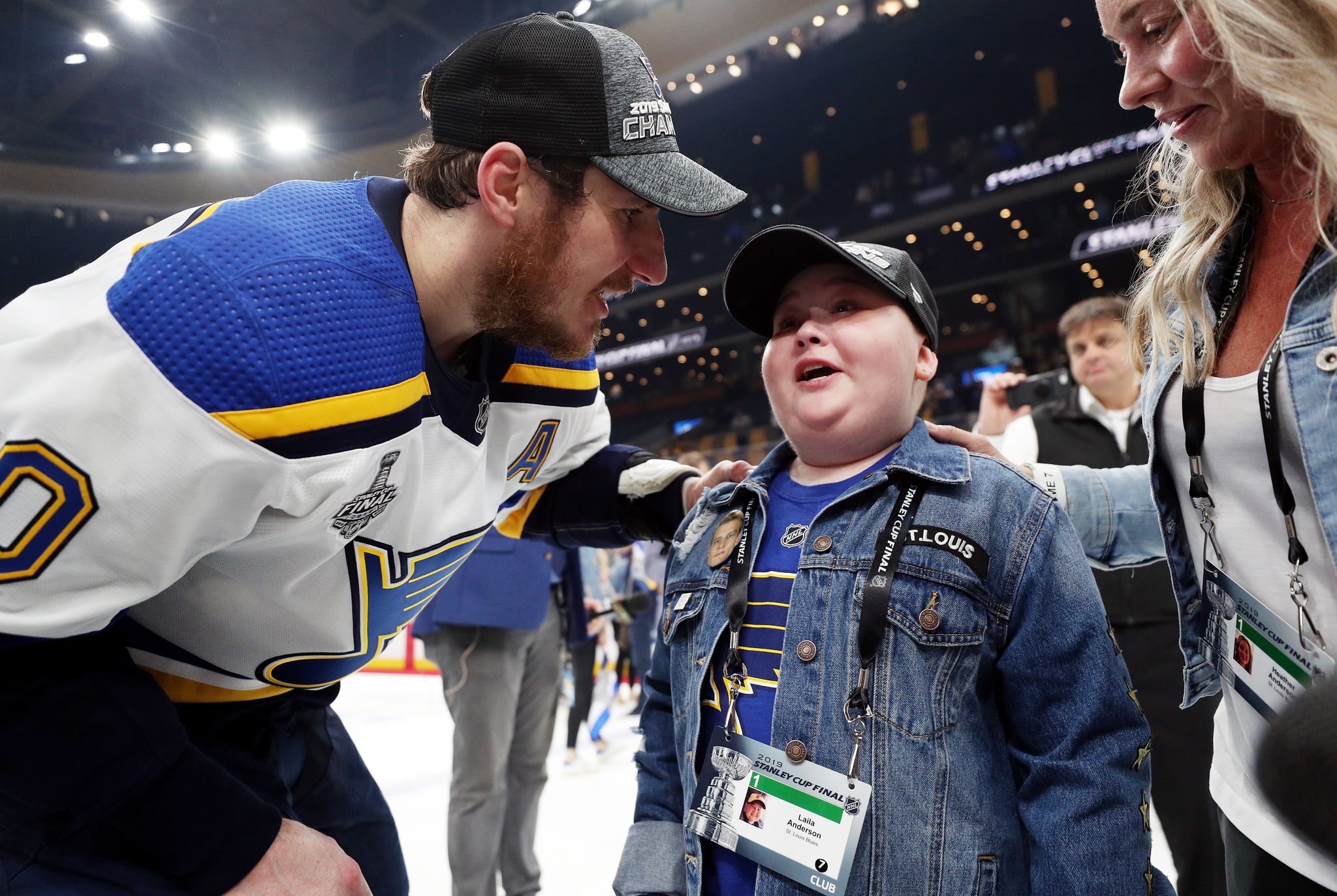 The Blues gave superfan Laila Anderson her own Stanley Cup