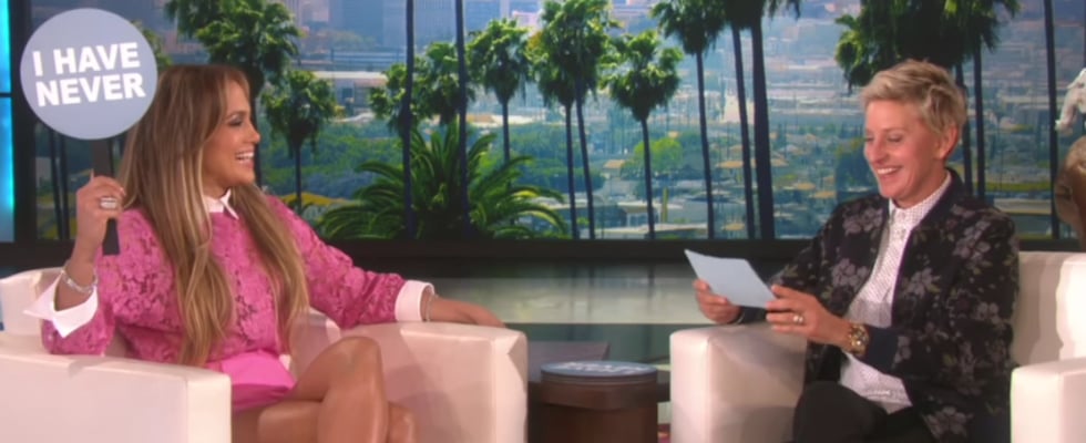 Jennifer Lopez Playing Games on The Ellen DeGeneres Show