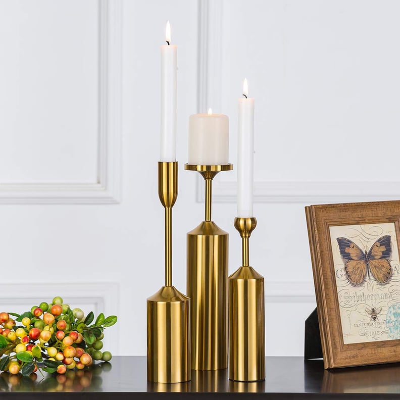 Sziqiqi Metal Taper Candle Holders