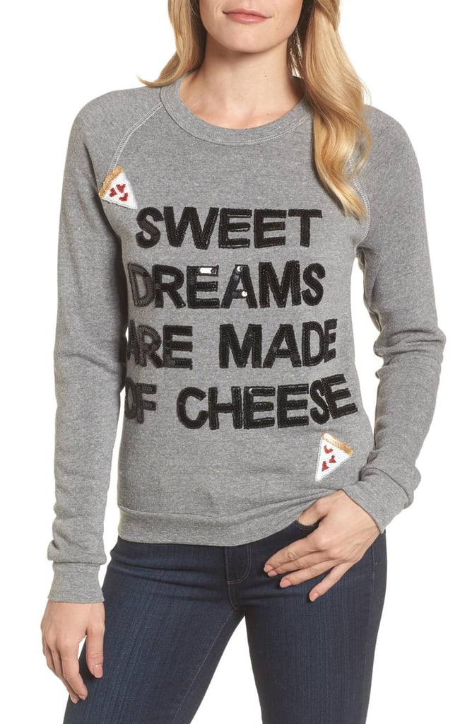 Bow and Drape Sweet Dreams are Made of Cheese Sweatshirt ($68)