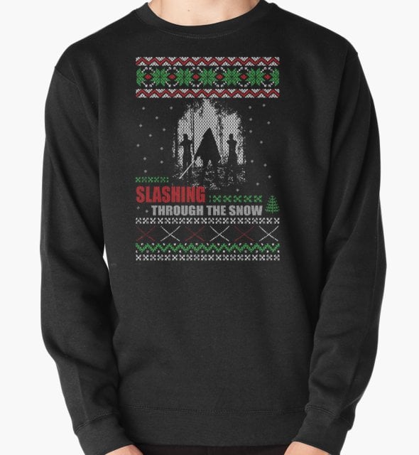Slashing Through the Snow Pullover