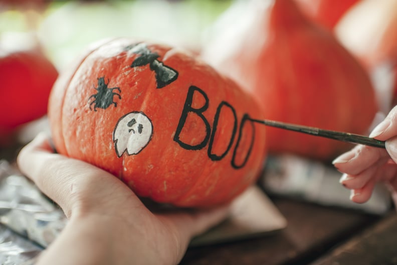 Things to Do on Halloween: Decorate a No-Carve Pumpkin