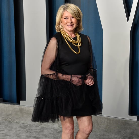 Martha Stewart Black Dress Vanity Fair Oscars Party 2020