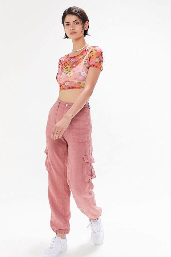 Urban Renewal Remnants Velvet Rib Flare Pant