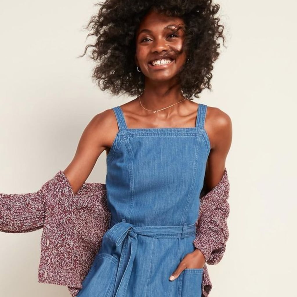 old navy jean romper