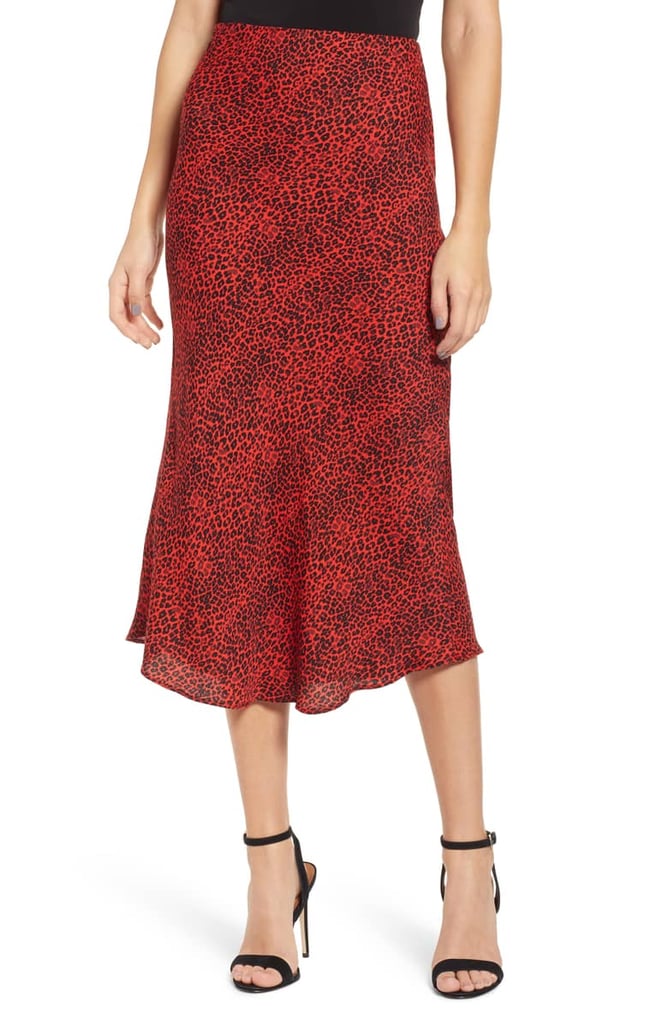 AFRM Brynne Print Midi Skirt