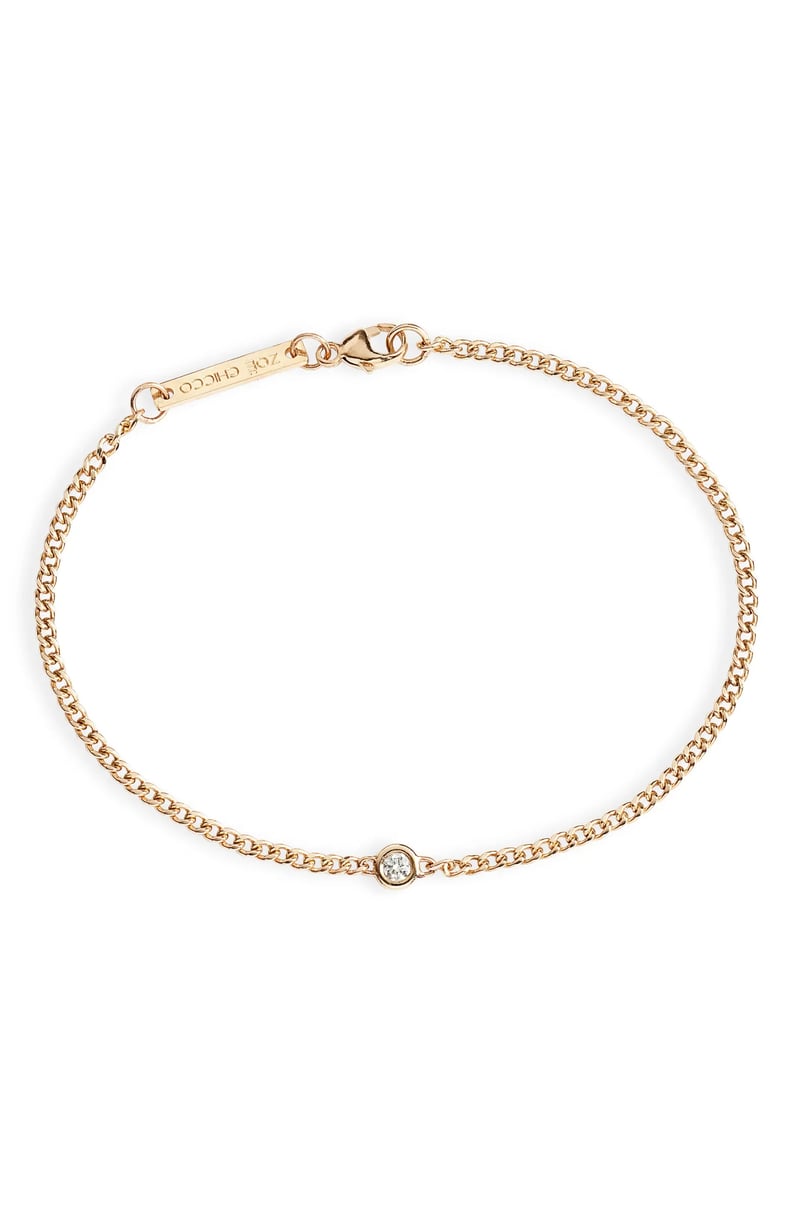 Zoë Chicco Bezel Diamond Chain Bracelet