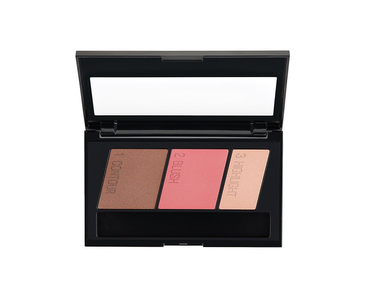 When it came to contouring, Patrick reached for the bronze shade in Maybelline's Facestudio Master Contour Palette ($12).