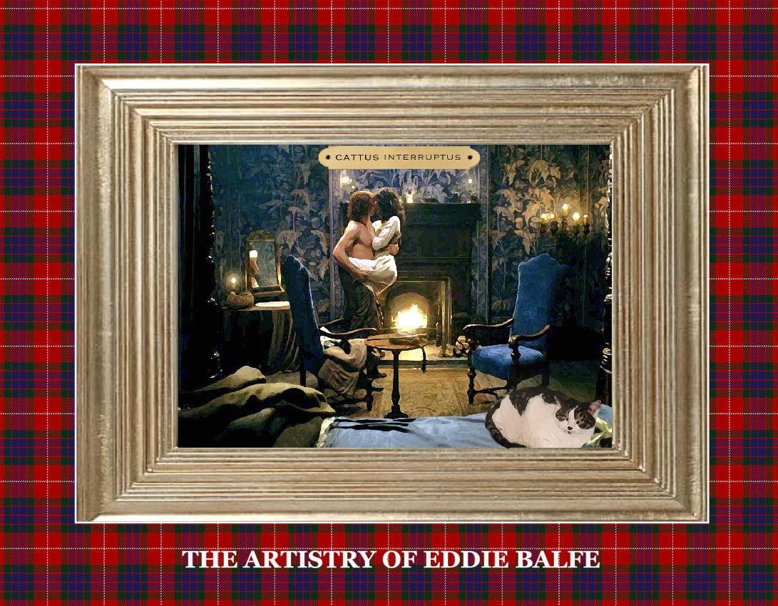 Outlander S Caitriona Balfe Has The Most Adorable Fat Cat Eddie