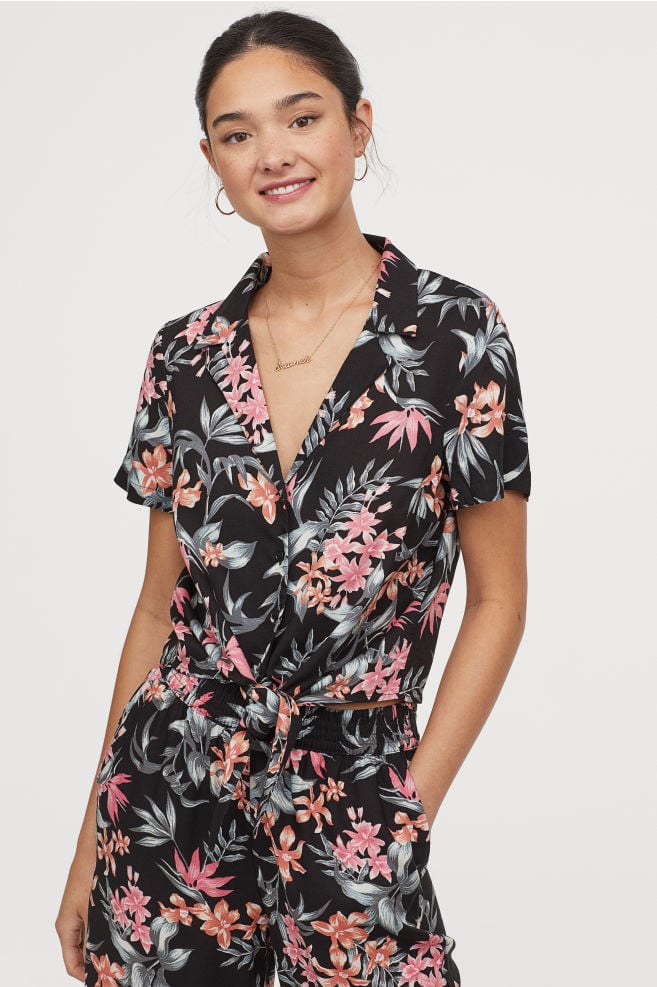 H&M Tie-Hem Resort Shirt